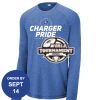 Carroll - PosiCharge ® Long Sleeve Tri Blend Wicking Raglan Tee Thumbnail
