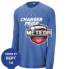 Carroll - PosiCharge ® Long Sleeve Tri Blend Wicking Raglan Tee Thumbnail