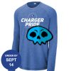 Carroll - PosiCharge ® Long Sleeve Tri Blend Wicking Raglan Tee Thumbnail