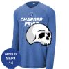 Carroll - PosiCharge ® Long Sleeve Tri Blend Wicking Raglan Tee Thumbnail