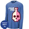Carroll - PosiCharge ® Long Sleeve Tri Blend Wicking Raglan Tee Thumbnail