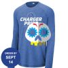 Carroll - PosiCharge ® Long Sleeve Tri Blend Wicking Raglan Tee Thumbnail