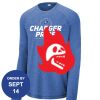 Carroll - PosiCharge ® Long Sleeve Tri Blend Wicking Raglan Tee Thumbnail