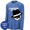 Carroll - PosiCharge ® Long Sleeve Tri Blend Wicking Raglan Tee Thumbnail