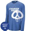Carroll - PosiCharge ® Long Sleeve Tri Blend Wicking Raglan Tee Thumbnail