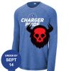 Carroll - PosiCharge ® Long Sleeve Tri Blend Wicking Raglan Tee Thumbnail