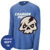 Carroll - PosiCharge ® Long Sleeve Tri Blend Wicking Raglan Tee Thumbnail