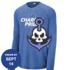 Carroll - PosiCharge ® Long Sleeve Tri Blend Wicking Raglan Tee Thumbnail