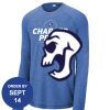 Carroll - PosiCharge ® Long Sleeve Tri Blend Wicking Raglan Tee Thumbnail