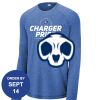 Carroll - PosiCharge ® Long Sleeve Tri Blend Wicking Raglan Tee Thumbnail
