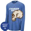 Carroll - PosiCharge ® Long Sleeve Tri Blend Wicking Raglan Tee Thumbnail
