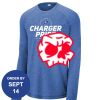 Carroll - PosiCharge ® Long Sleeve Tri Blend Wicking Raglan Tee Thumbnail