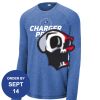Carroll - PosiCharge ® Long Sleeve Tri Blend Wicking Raglan Tee Thumbnail