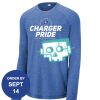 Carroll - PosiCharge ® Long Sleeve Tri Blend Wicking Raglan Tee Thumbnail