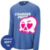 Carroll - PosiCharge ® Long Sleeve Tri Blend Wicking Raglan Tee Thumbnail