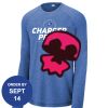 Carroll - PosiCharge ® Long Sleeve Tri Blend Wicking Raglan Tee Thumbnail
