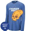 Carroll - PosiCharge ® Long Sleeve Tri Blend Wicking Raglan Tee Thumbnail