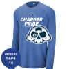 Carroll - PosiCharge ® Long Sleeve Tri Blend Wicking Raglan Tee Thumbnail