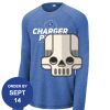 Carroll - PosiCharge ® Long Sleeve Tri Blend Wicking Raglan Tee Thumbnail