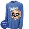 Carroll - PosiCharge ® Long Sleeve Tri Blend Wicking Raglan Tee Thumbnail