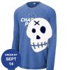 Carroll - PosiCharge ® Long Sleeve Tri Blend Wicking Raglan Tee Thumbnail