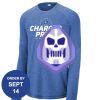 Carroll - PosiCharge ® Long Sleeve Tri Blend Wicking Raglan Tee Thumbnail