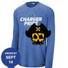 Carroll - PosiCharge ® Long Sleeve Tri Blend Wicking Raglan Tee Thumbnail