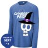 Carroll - PosiCharge ® Long Sleeve Tri Blend Wicking Raglan Tee Thumbnail