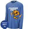 Carroll - PosiCharge ® Long Sleeve Tri Blend Wicking Raglan Tee Thumbnail