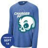 Carroll - PosiCharge ® Long Sleeve Tri Blend Wicking Raglan Tee Thumbnail