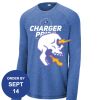 Carroll - PosiCharge ® Long Sleeve Tri Blend Wicking Raglan Tee Thumbnail