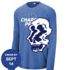 Carroll - PosiCharge ® Long Sleeve Tri Blend Wicking Raglan Tee Thumbnail