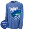 Carroll - PosiCharge ® Long Sleeve Tri Blend Wicking Raglan Tee Thumbnail