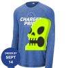 Carroll - PosiCharge ® Long Sleeve Tri Blend Wicking Raglan Tee Thumbnail