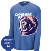 Carroll - PosiCharge ® Long Sleeve Tri Blend Wicking Raglan Tee Thumbnail