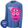 Carroll - PosiCharge ® Long Sleeve Tri Blend Wicking Raglan Tee Thumbnail