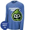 Carroll - PosiCharge ® Long Sleeve Tri Blend Wicking Raglan Tee Thumbnail