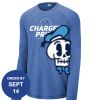 Carroll - PosiCharge ® Long Sleeve Tri Blend Wicking Raglan Tee Thumbnail