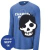 Carroll - PosiCharge ® Long Sleeve Tri Blend Wicking Raglan Tee Thumbnail