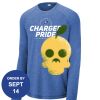 Carroll - PosiCharge ® Long Sleeve Tri Blend Wicking Raglan Tee Thumbnail