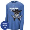 Carroll - PosiCharge ® Long Sleeve Tri Blend Wicking Raglan Tee Thumbnail