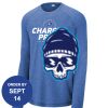 Carroll - PosiCharge ® Long Sleeve Tri Blend Wicking Raglan Tee Thumbnail