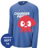 Carroll - PosiCharge ® Long Sleeve Tri Blend Wicking Raglan Tee Thumbnail