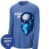 Carroll - PosiCharge ® Long Sleeve Tri Blend Wicking Raglan Tee Thumbnail