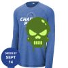 Carroll - PosiCharge ® Long Sleeve Tri Blend Wicking Raglan Tee Thumbnail