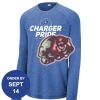 Carroll - PosiCharge ® Long Sleeve Tri Blend Wicking Raglan Tee Thumbnail