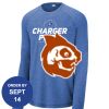 Carroll - PosiCharge ® Long Sleeve Tri Blend Wicking Raglan Tee Thumbnail
