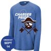 Carroll - PosiCharge ® Long Sleeve Tri Blend Wicking Raglan Tee Thumbnail