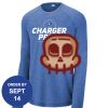 Carroll - PosiCharge ® Long Sleeve Tri Blend Wicking Raglan Tee Thumbnail
