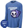 Carroll - PosiCharge ® Long Sleeve Tri Blend Wicking Raglan Tee Thumbnail